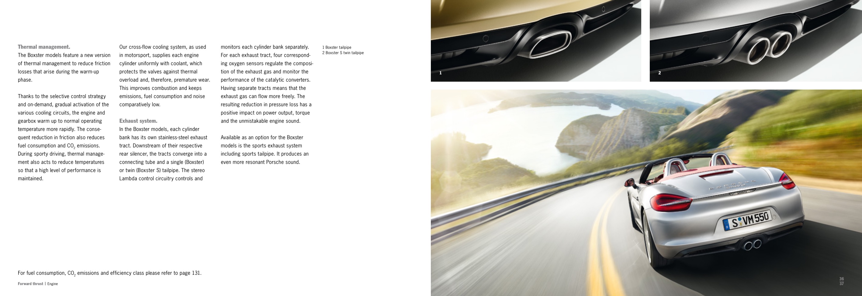 2013 Porsche Boxster Brochure Page 2